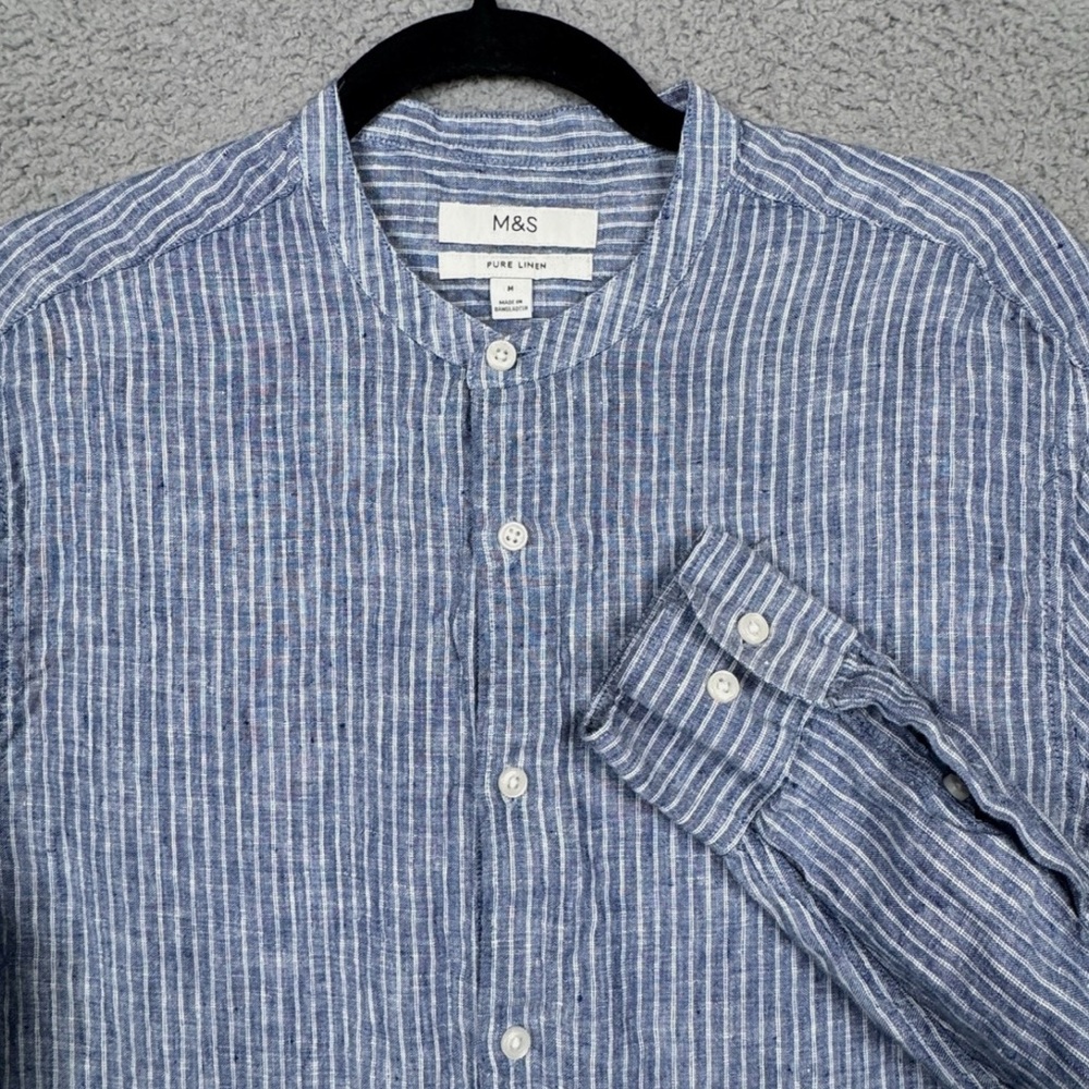 Marks & Spencer Blue Casual Button Down Shirt